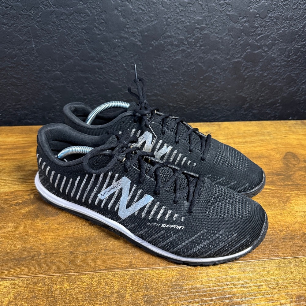 New Balance Minimus MX40BK1 Black Knit Cross Training Shoes Mens Size 10